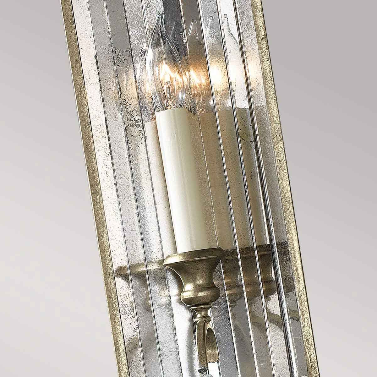 Gianna 1 Light Wall Light Gilded Silver - FE-GIANNA1