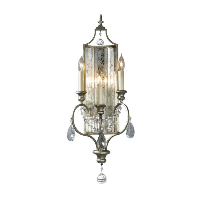 Gianna 3 Light Wall Light Gilded Silver - FE-GIANNA3W