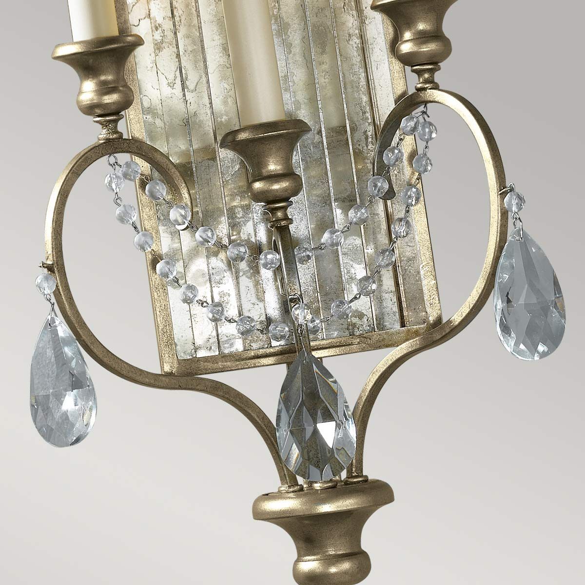 Gianna 3 Light Wall Light Gilded Silver - FE-GIANNA3W