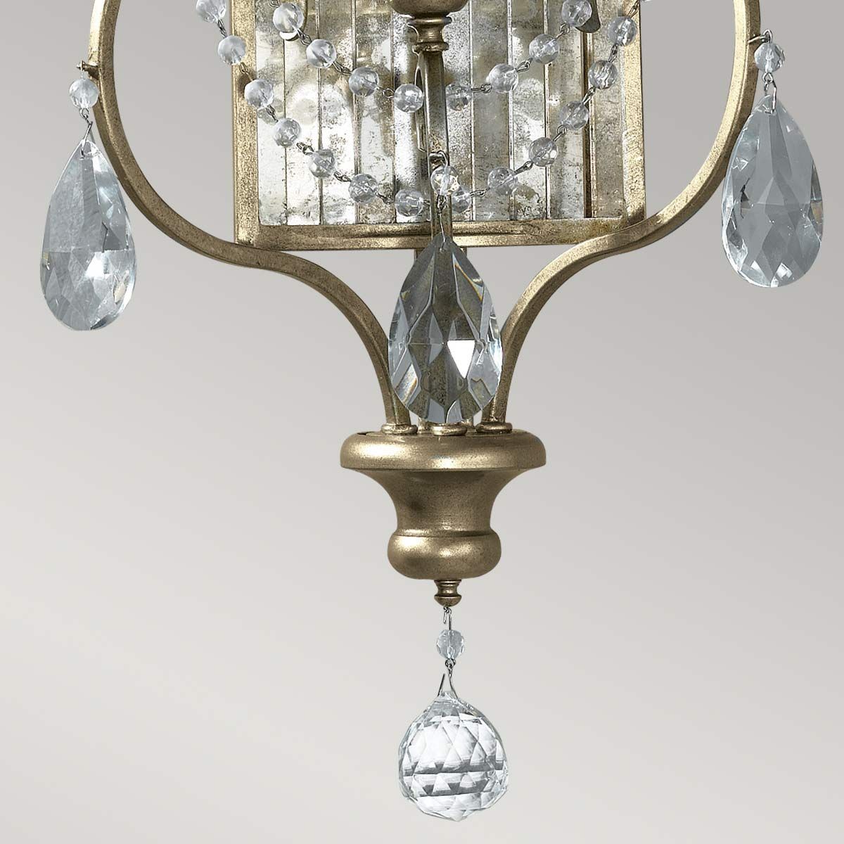 Gianna 3 Light Wall Light Gilded Silver - FE-GIANNA3W