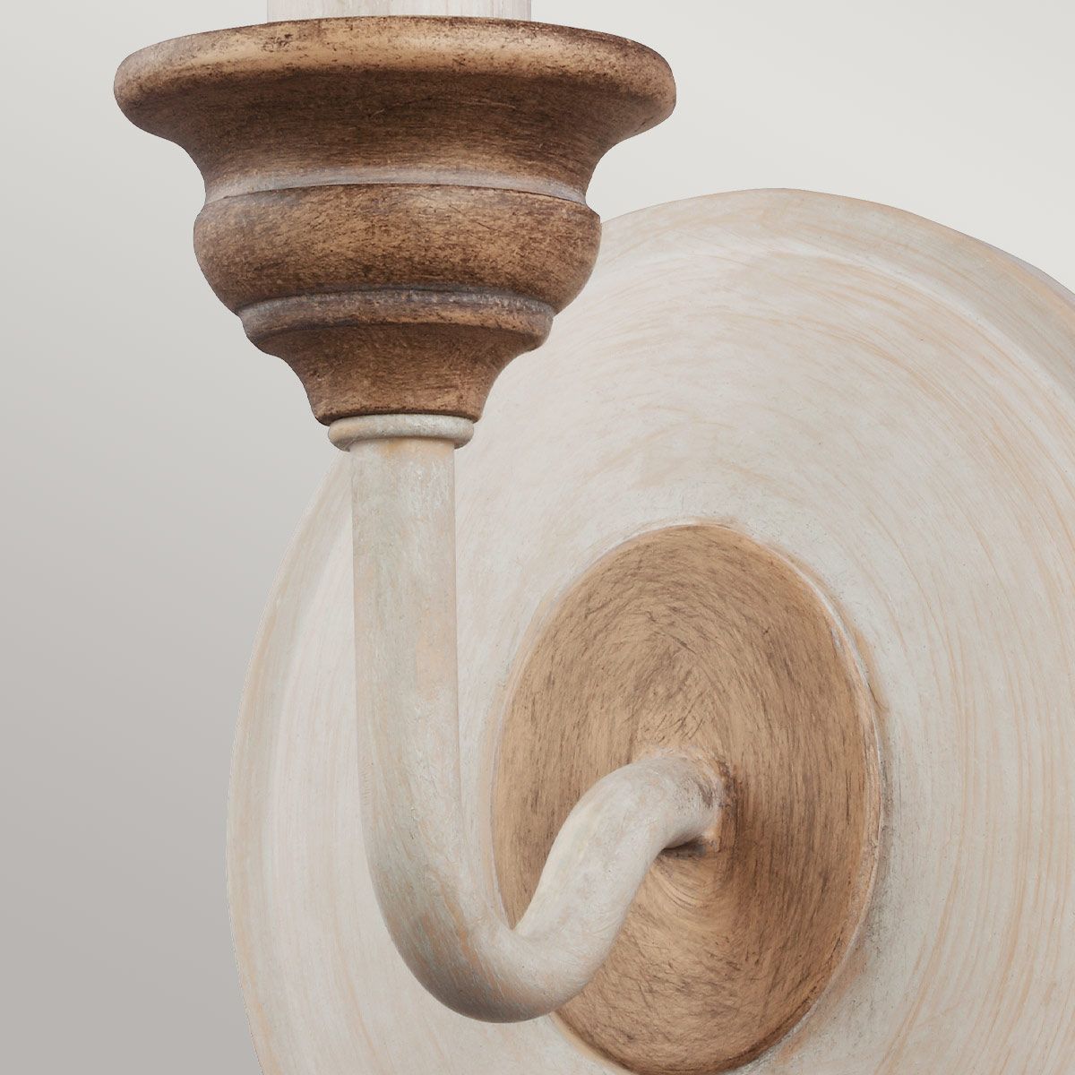 Hartsville 1 Light Wall Light Chalk Washed & Beachwood - FE-HARTSVILLE1