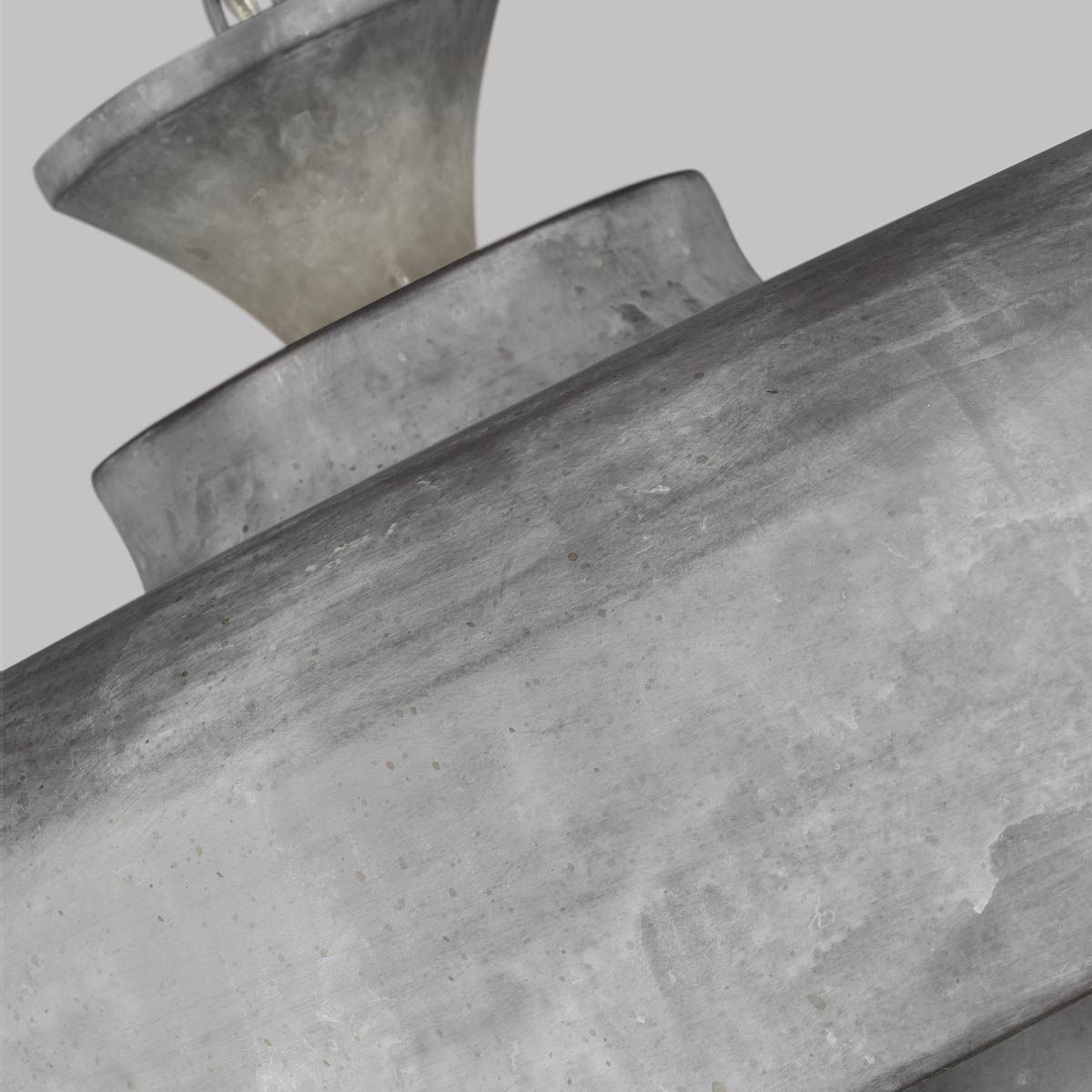 Haymarket 1 Light Pendant Weathered Galvanized - FE-HAYMARKET-P