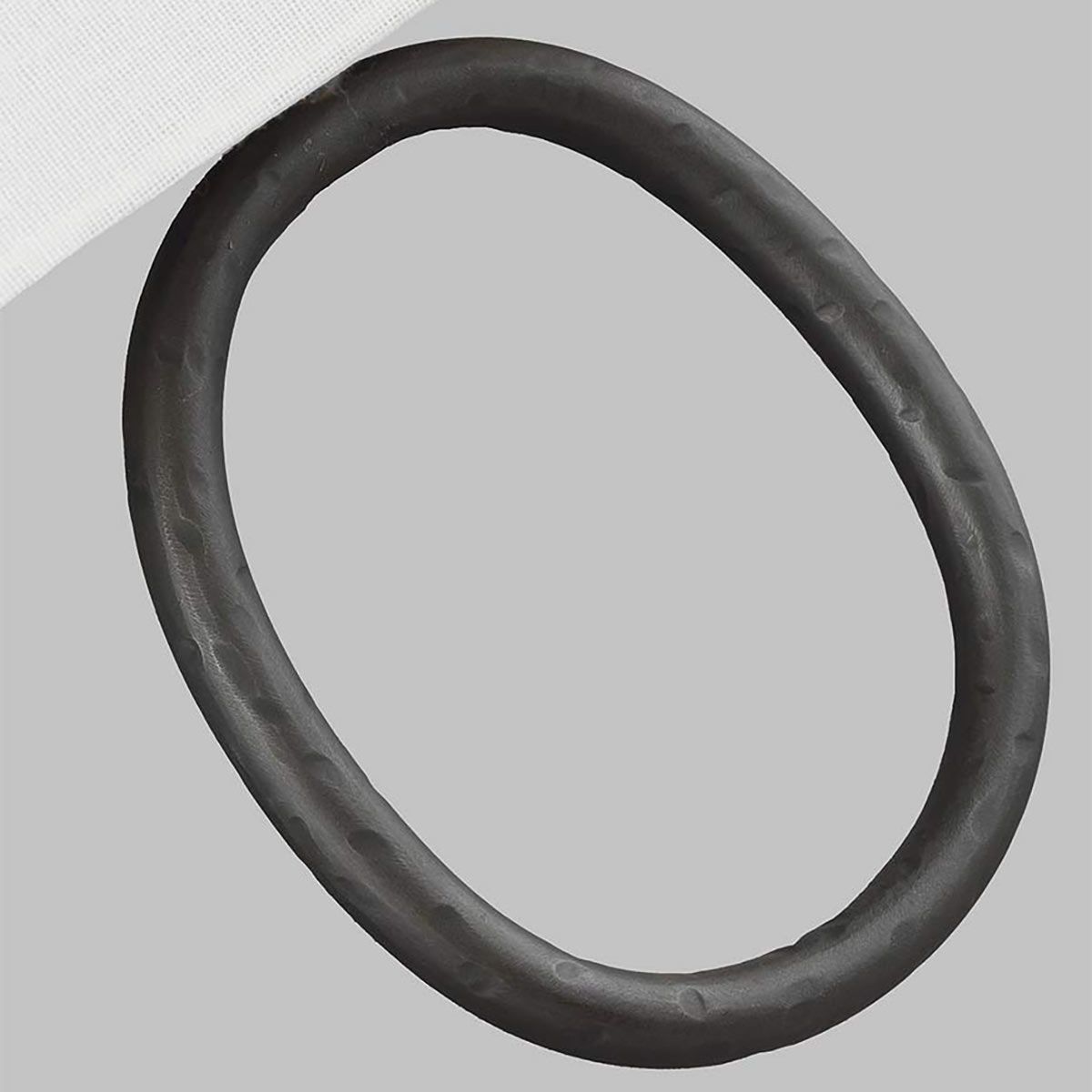 Indo 1 Light Wall Light Aged Iron & off-White Cotton Shade - FE-INDO1