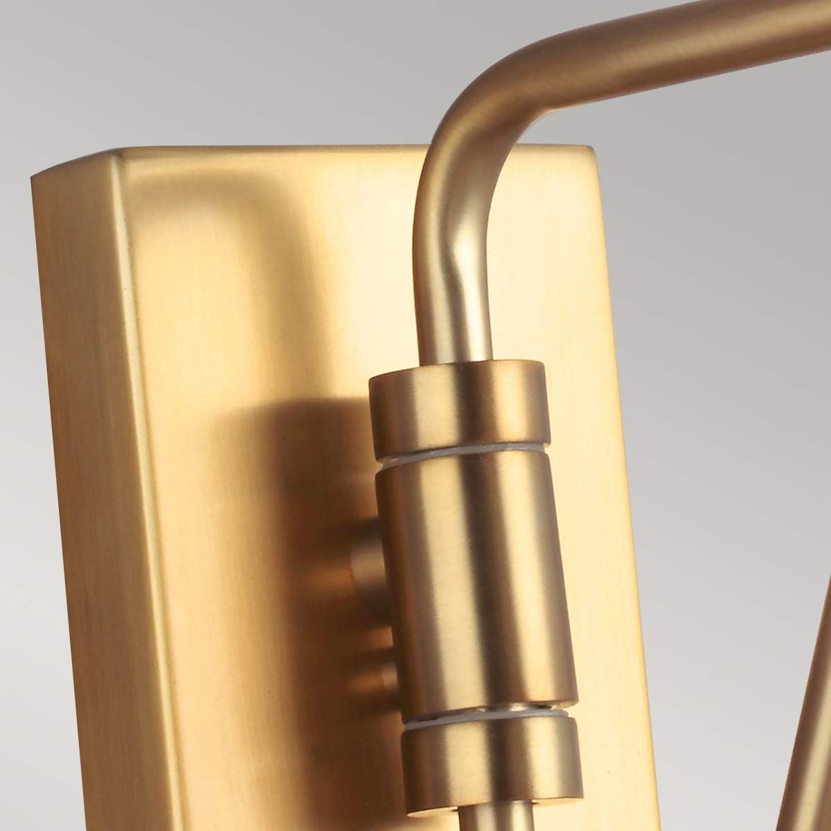 Joan 1 Light Wall Light Midnight Black & Burnished Brass - FE-JOAN1-MB