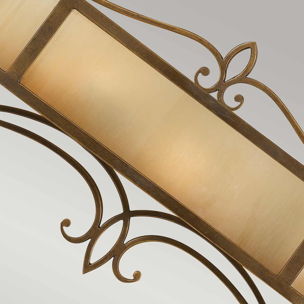 Justine 2 Light Wall Light Horizontal Astral Bronze - FE-JUSTINE2-A