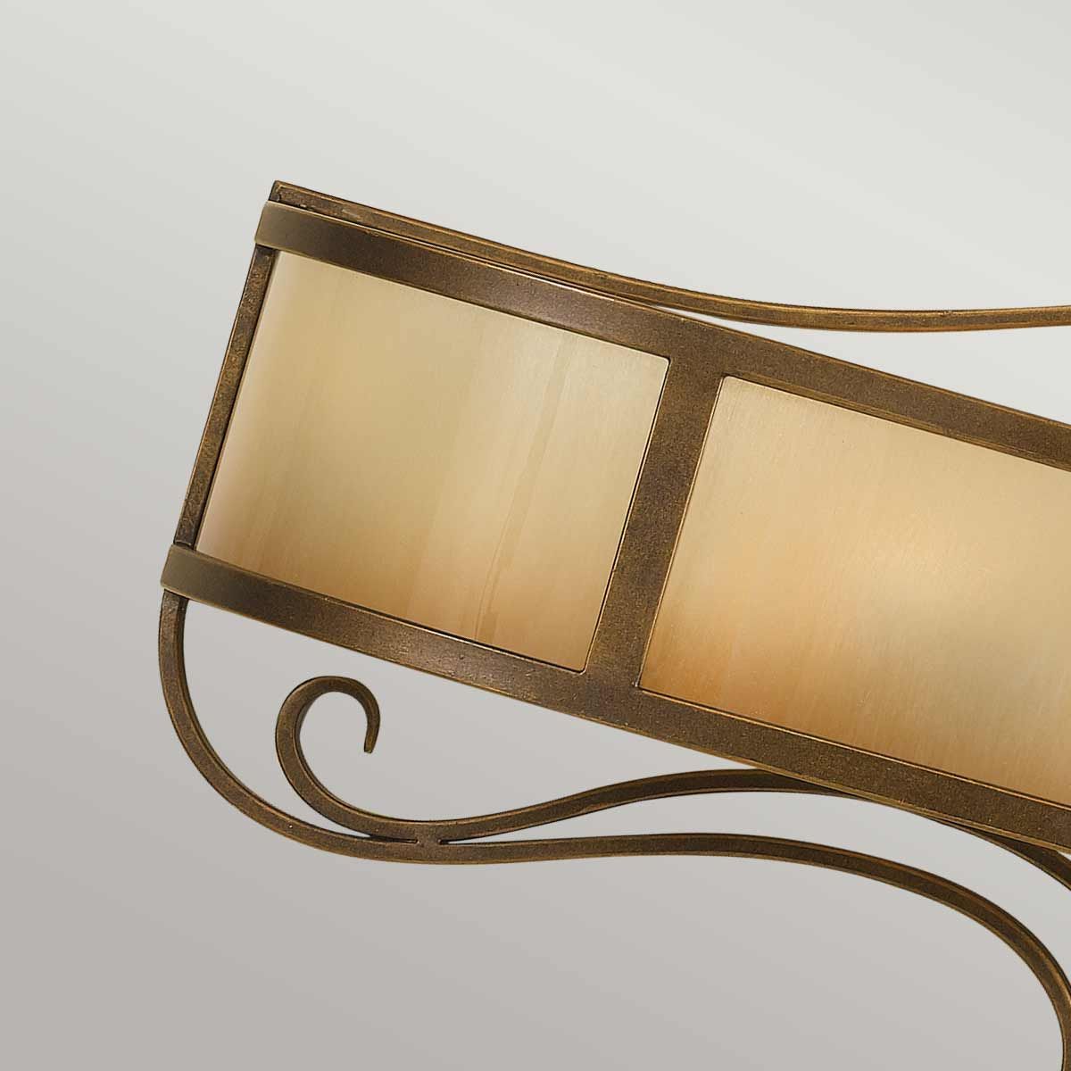 Justine 2 Light Wall Light Horizontal Astral Bronze - FE-JUSTINE2-A