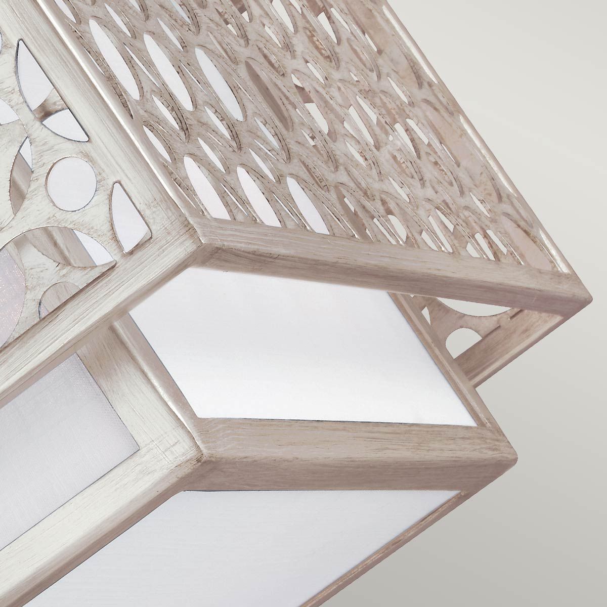 Kenney 2 Light Flush Mount Light Sunrise Silver - FE-KENNEY-F