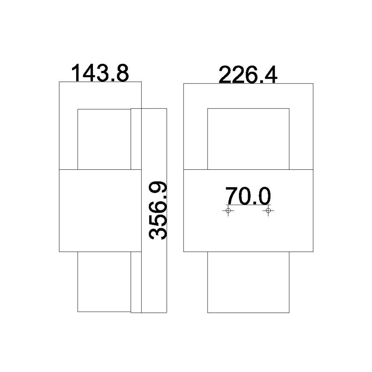 Kenney Wall Light Sunrise Silver - FE-KENNEY1