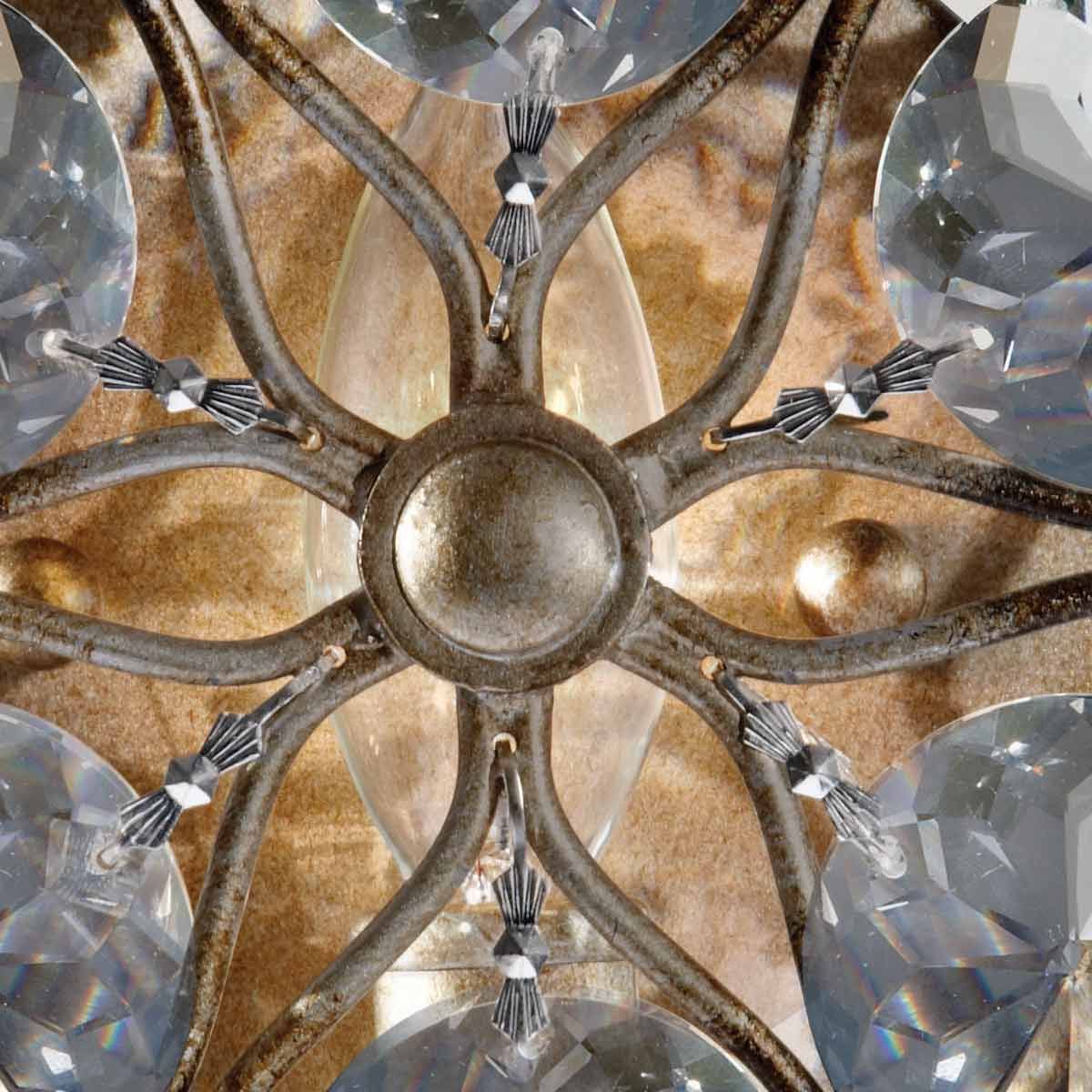 Leila Wall Light Burnished Silver - FE-LEILA1