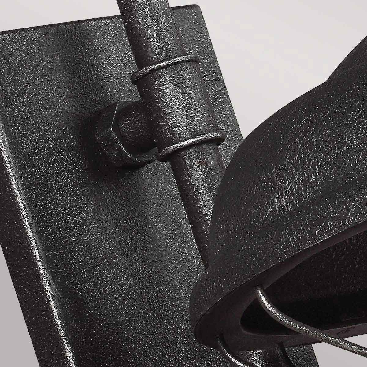 Lennex 1 Light Wall Light Slated Grey Metal - FE-LENNEX1