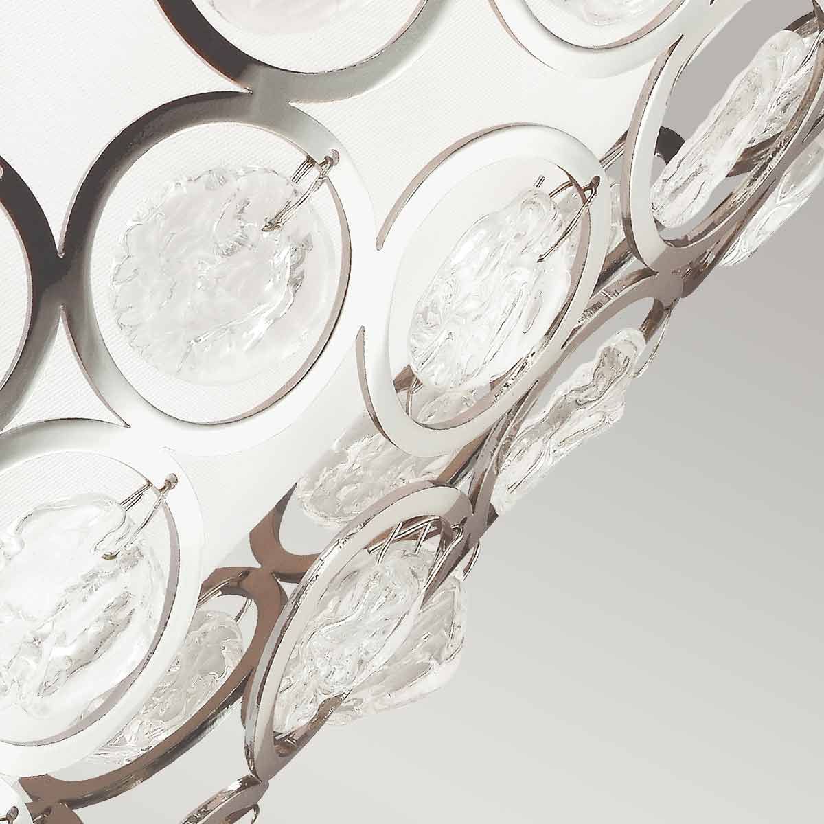 Lexi 1 Light Wall Light Polished Nickel - FE-LEXI1