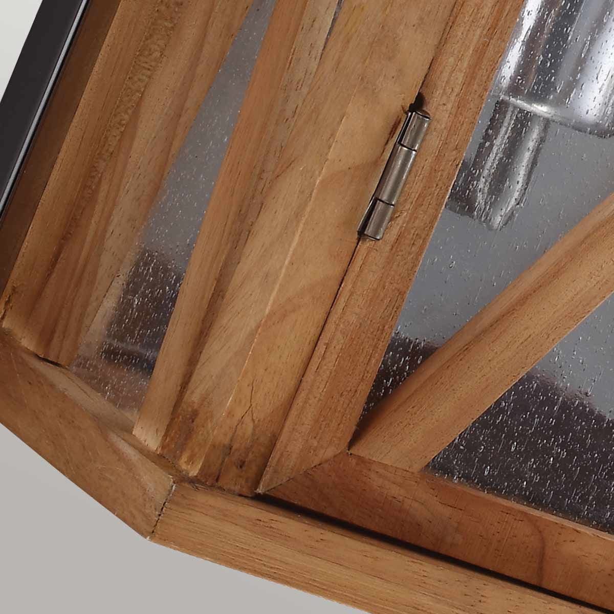 Lumiere 2 Light Wall Light Natural Oak - FE-LUMIERE-M-OAK