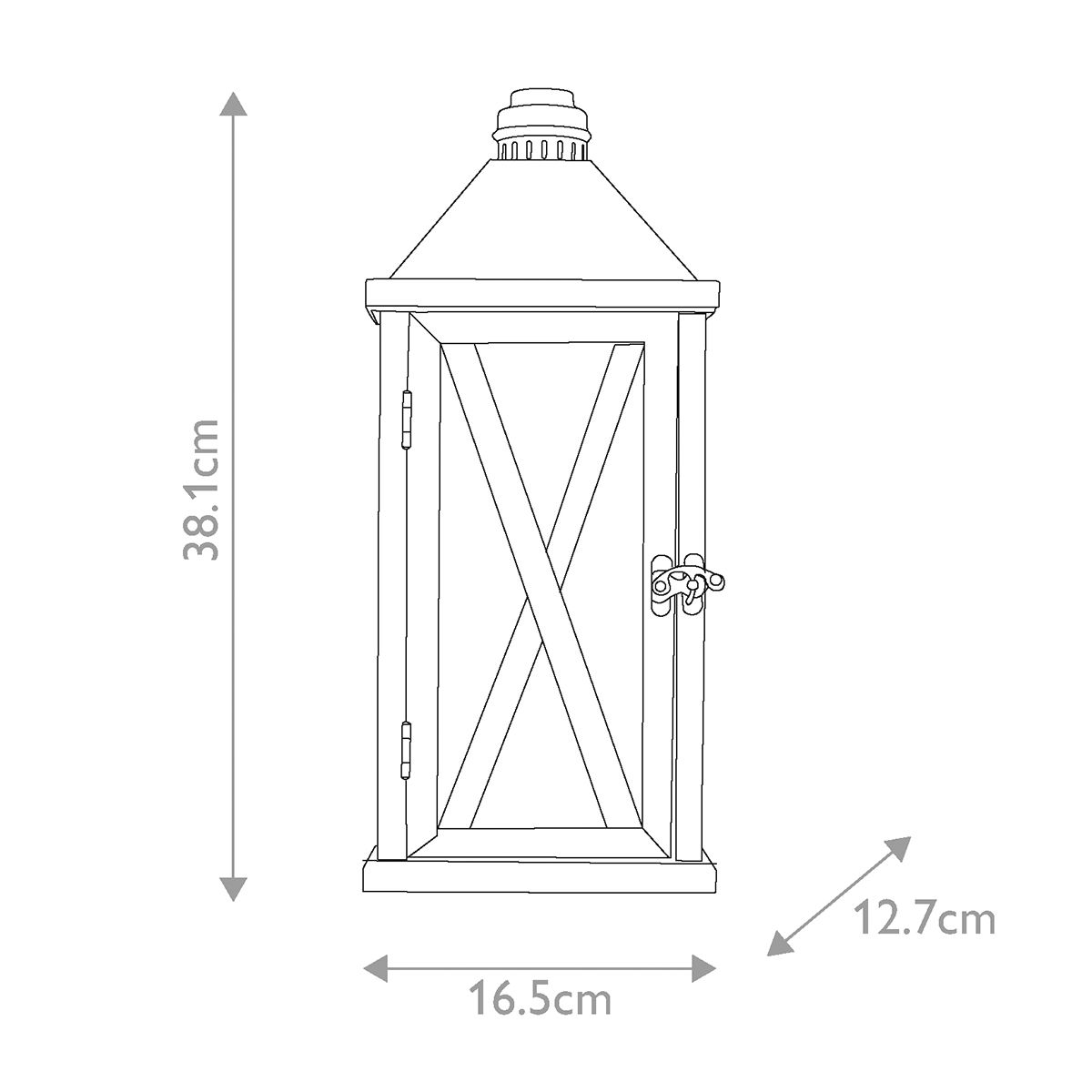 Lumiere Wall Light Natural Oak - FE-LUMIERE-S2OAK