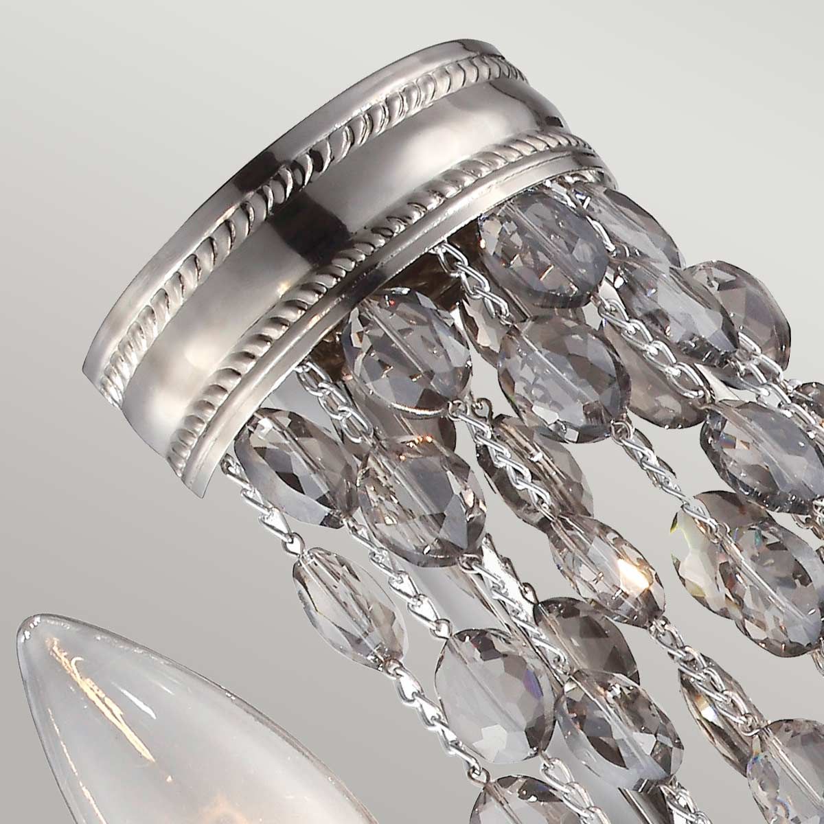 Malia 2 Light Wall Light Polished Nickel - FE-MALIA2