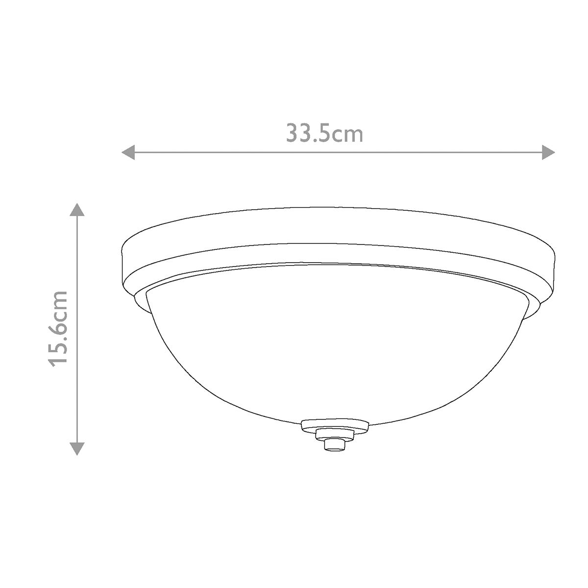 Malibu 2 Flush Mount Light Polished Chrome - FE-MALIBU-F-BATH