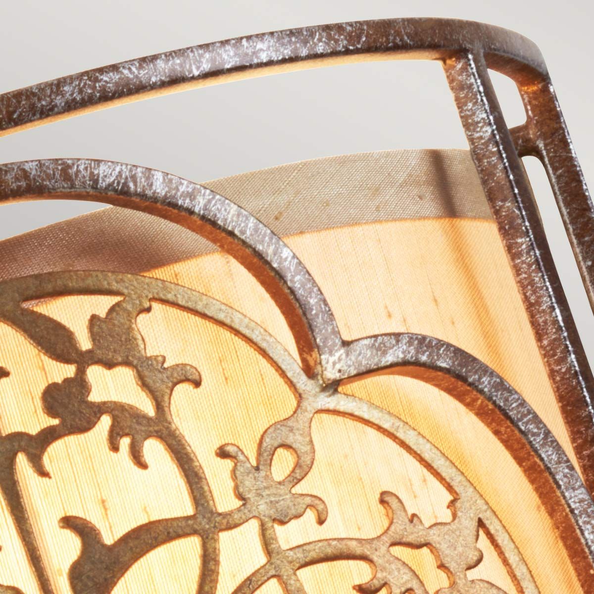 Marcella 1 Light Wall Light British Bronze & Oxidized Bronze - FE-MARCELLA1