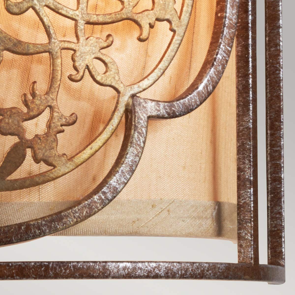 Marcella 1 Light Wall Light British Bronze & Oxidized Bronze - FE-MARCELLA1