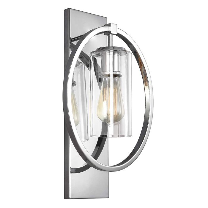 Marlena 1 Light Wall Light Polished Chrome - FE-MARLENA1-CH