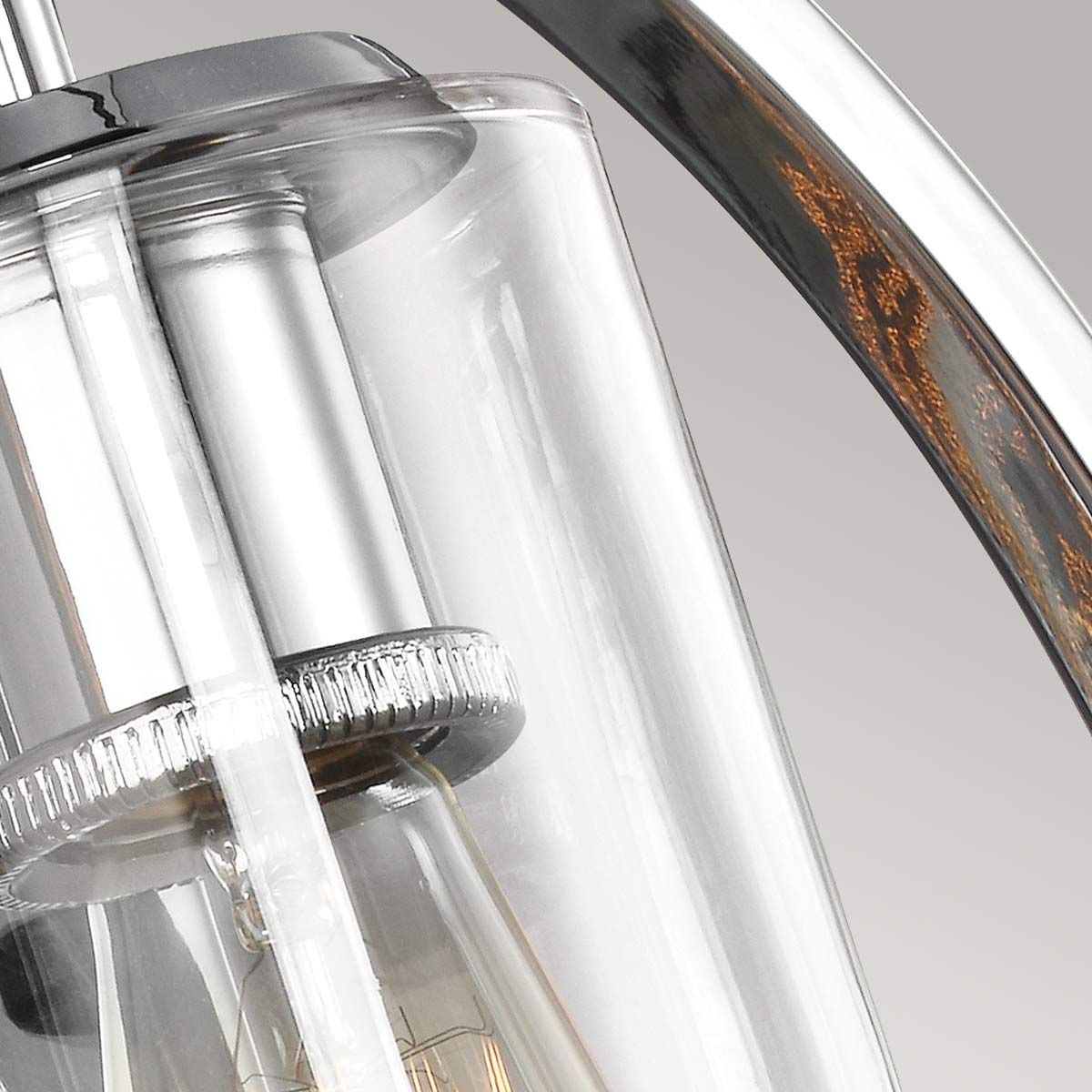 Marlena 1 Light Wall Light Polished Chrome - FE-MARLENA1-CH