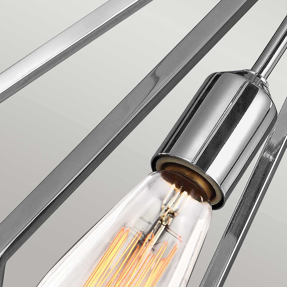 Nico 1 Light Medium Pendant Polished Chrome - FE-NICO-P-M-CH