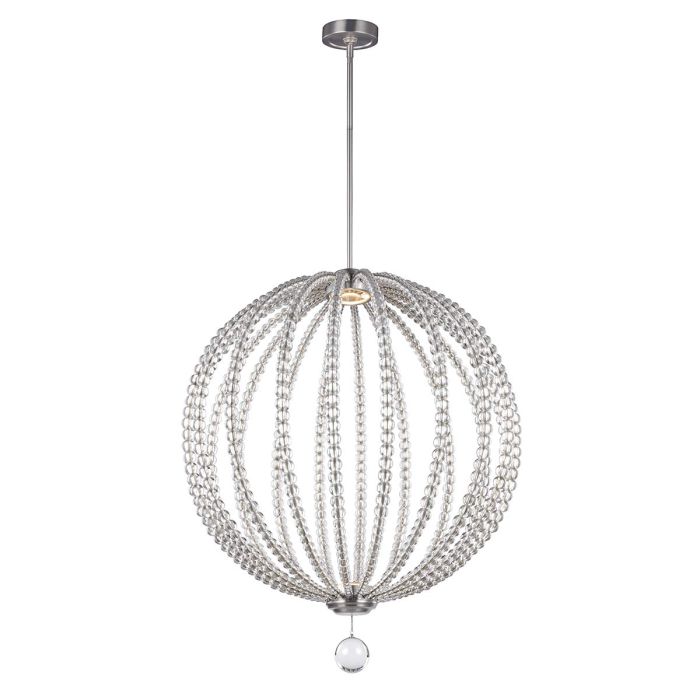 Oberlin Large LED Pendant Satin Nickel - FE-OBERLIN-P-L