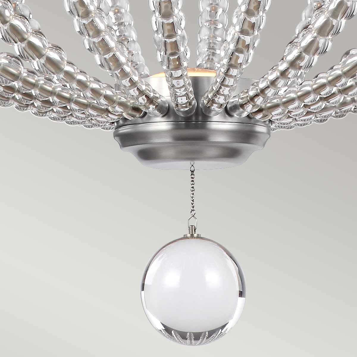Oberlin Large LED Pendant Satin Nickel - FE-OBERLIN-P-L