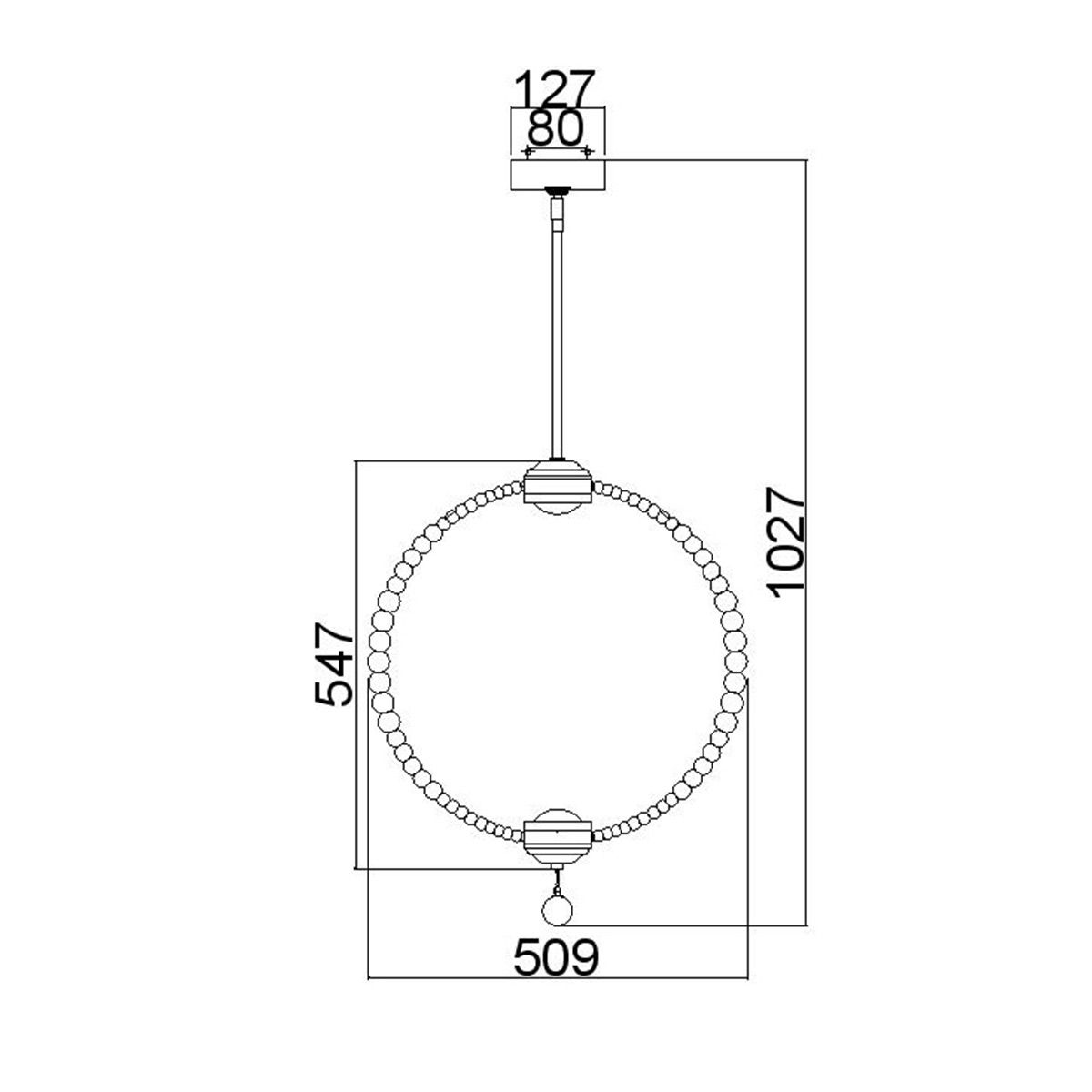 Oberlin Medium LED Pendant Satin Nickel - FE-OBERLIN-P-M