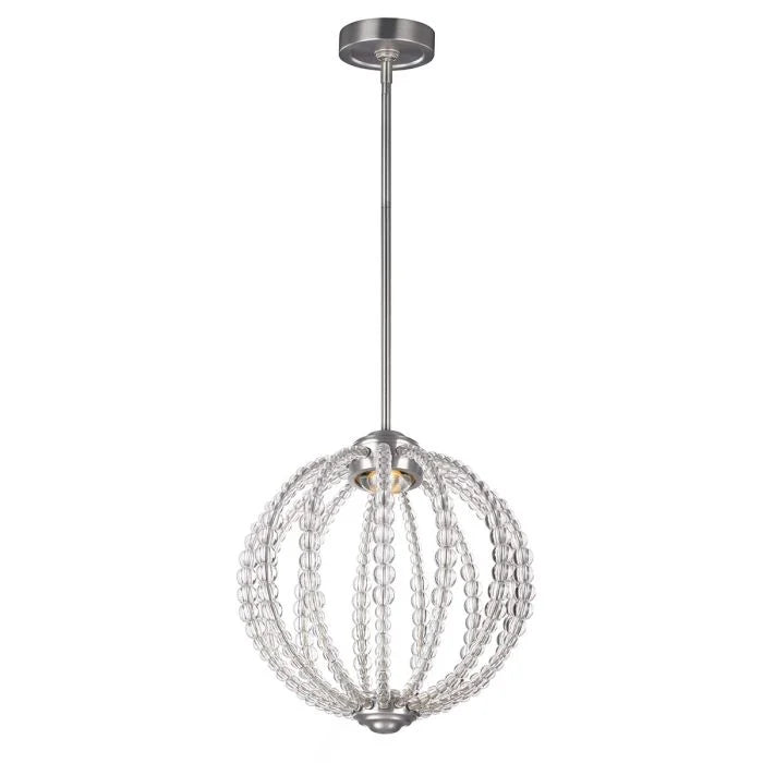 Oberlin Small LED Pendant Satin Nickel - FE-OBERLIN-P-S
