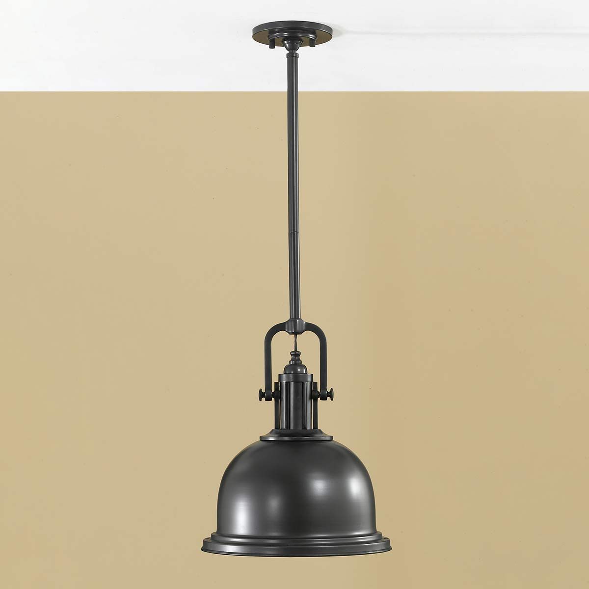 Parker 1 Light Pendant Light Dark Bronze - FE-PARKER-P-M-DB