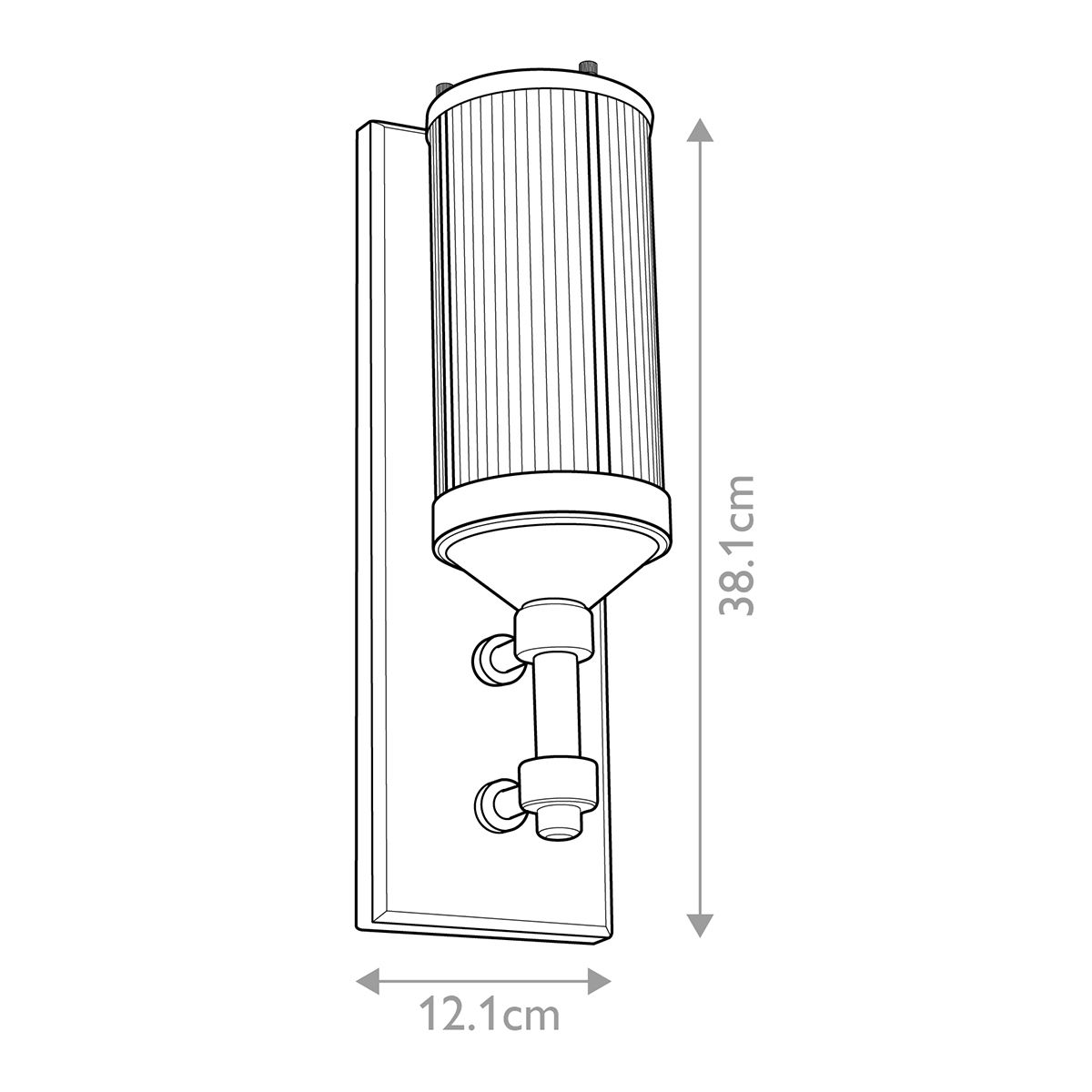 Paulson Wall Light Chrome - FE-PAULSON1