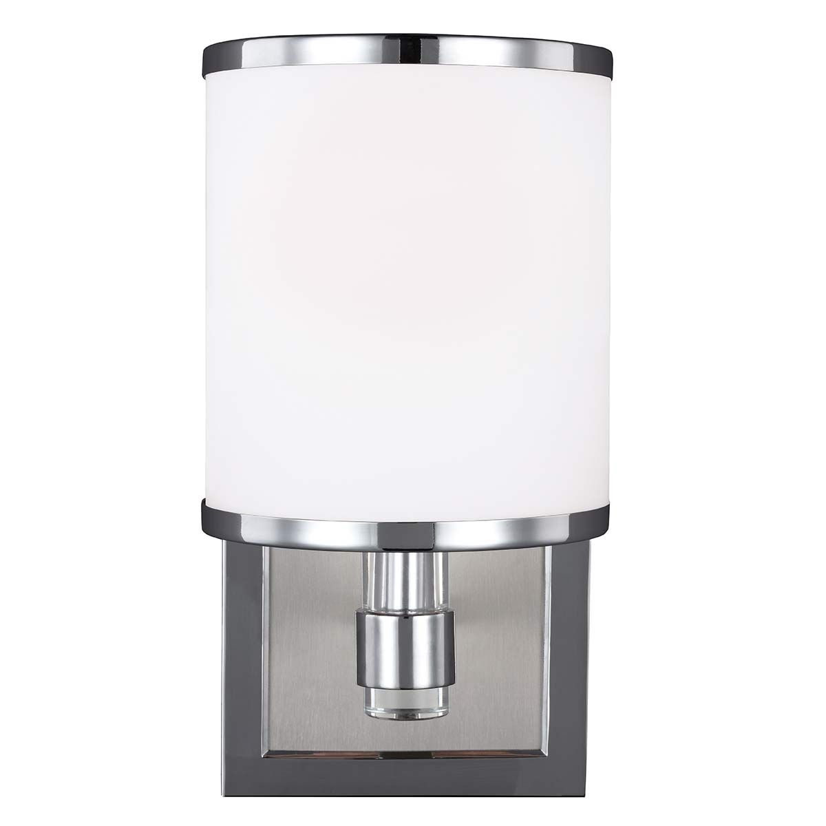 Prospect Park 1 Light Wall Light Satin Nickel & Chrome - FE-PROSPECT-PARK1