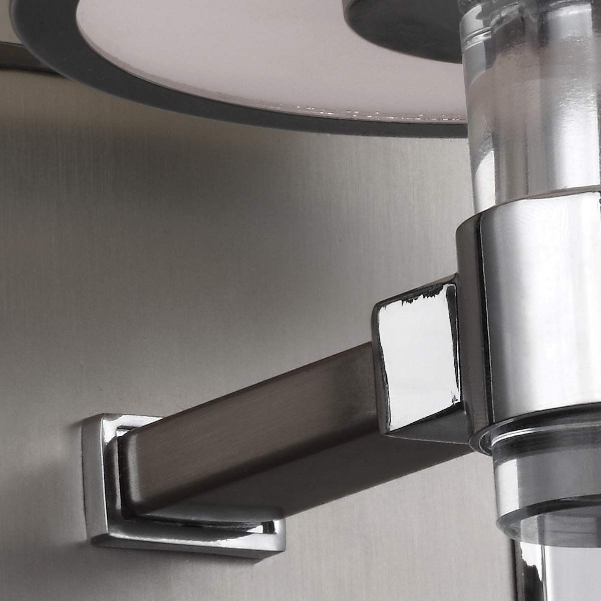 Prospect Park 1 Light Wall Light Satin Nickel & Chrome - FE-PROSPECT-PARK1