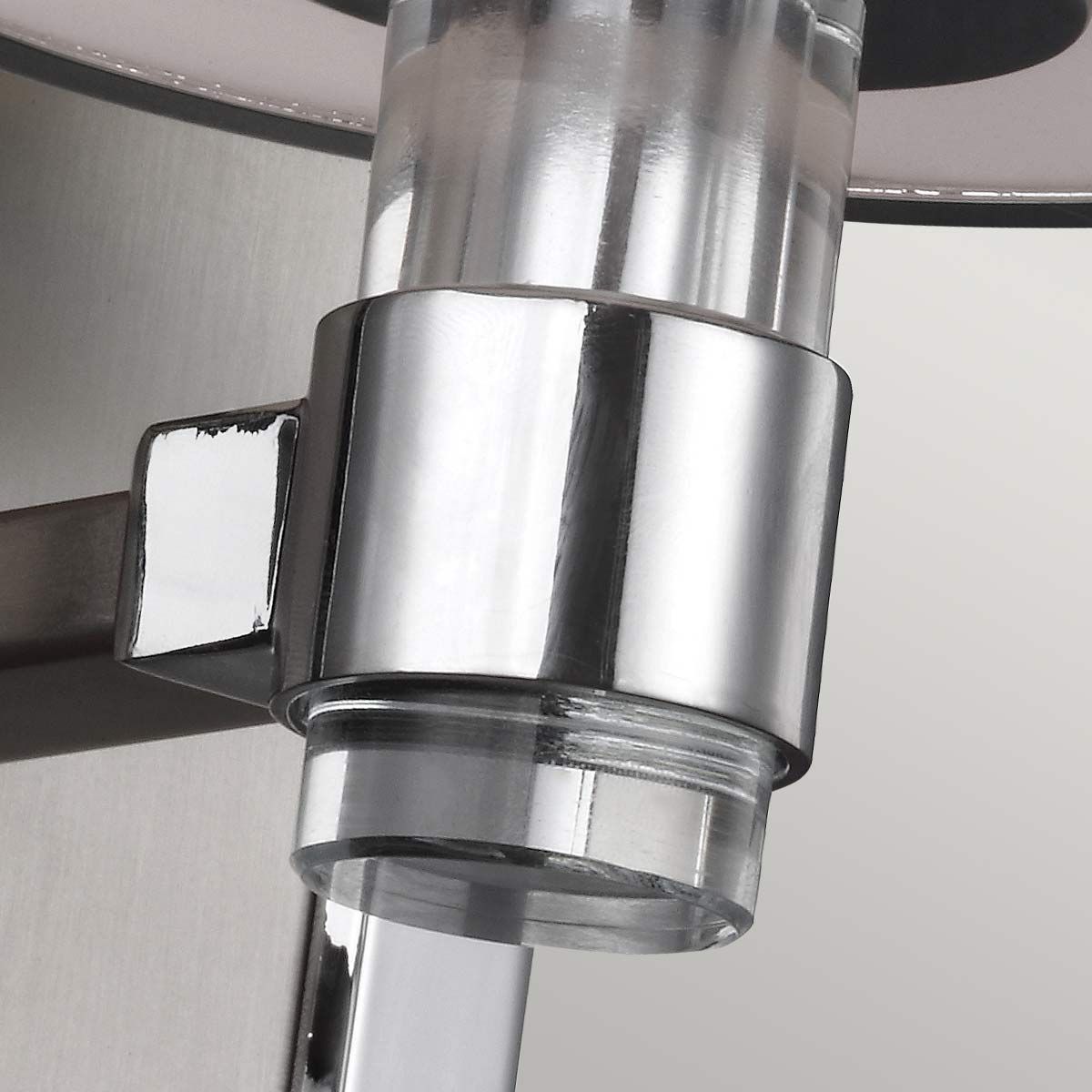 Prospect Park 1 Light Wall Light Satin Nickel & Chrome - FE-PROSPECT-PARK1