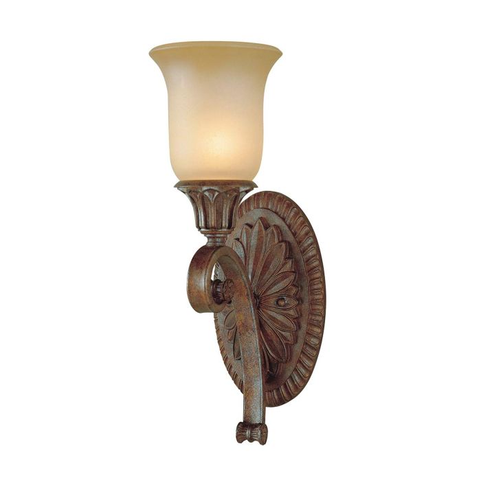 Stirling Castle 1 Light Wall Light British Bronze - FE-STIRLING-CASTLE1
