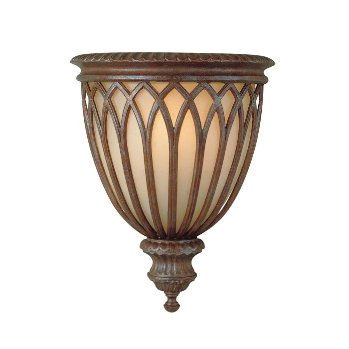 Stirling Castle 1 Light Wall Light British Bronze - FE-STIRLING-CASTLEW1