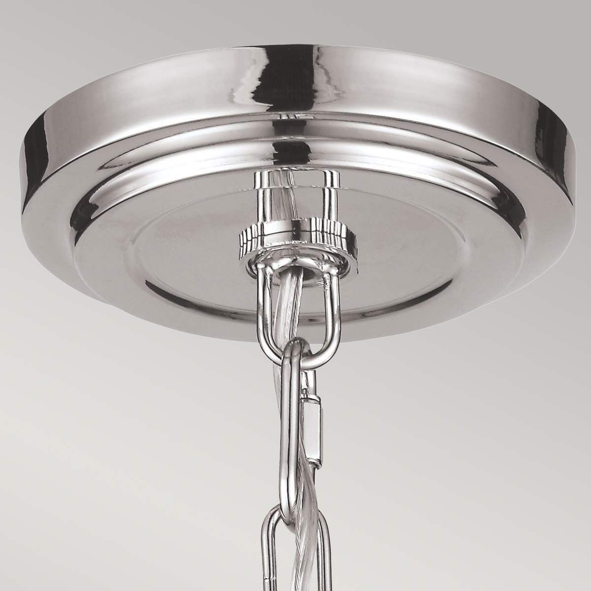 Tabby 1 Light Pendant Brushed Steel - FE-TABBY-P-M