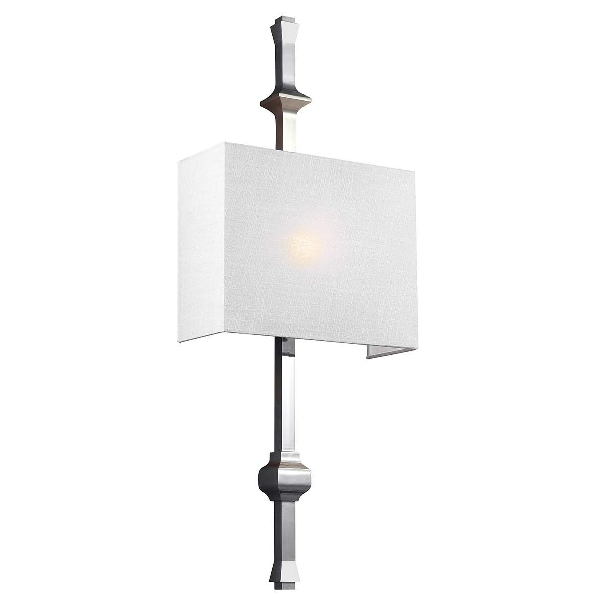 Teva 1 Light Wall Light Polished Nickel - FE-TEVA1-PN