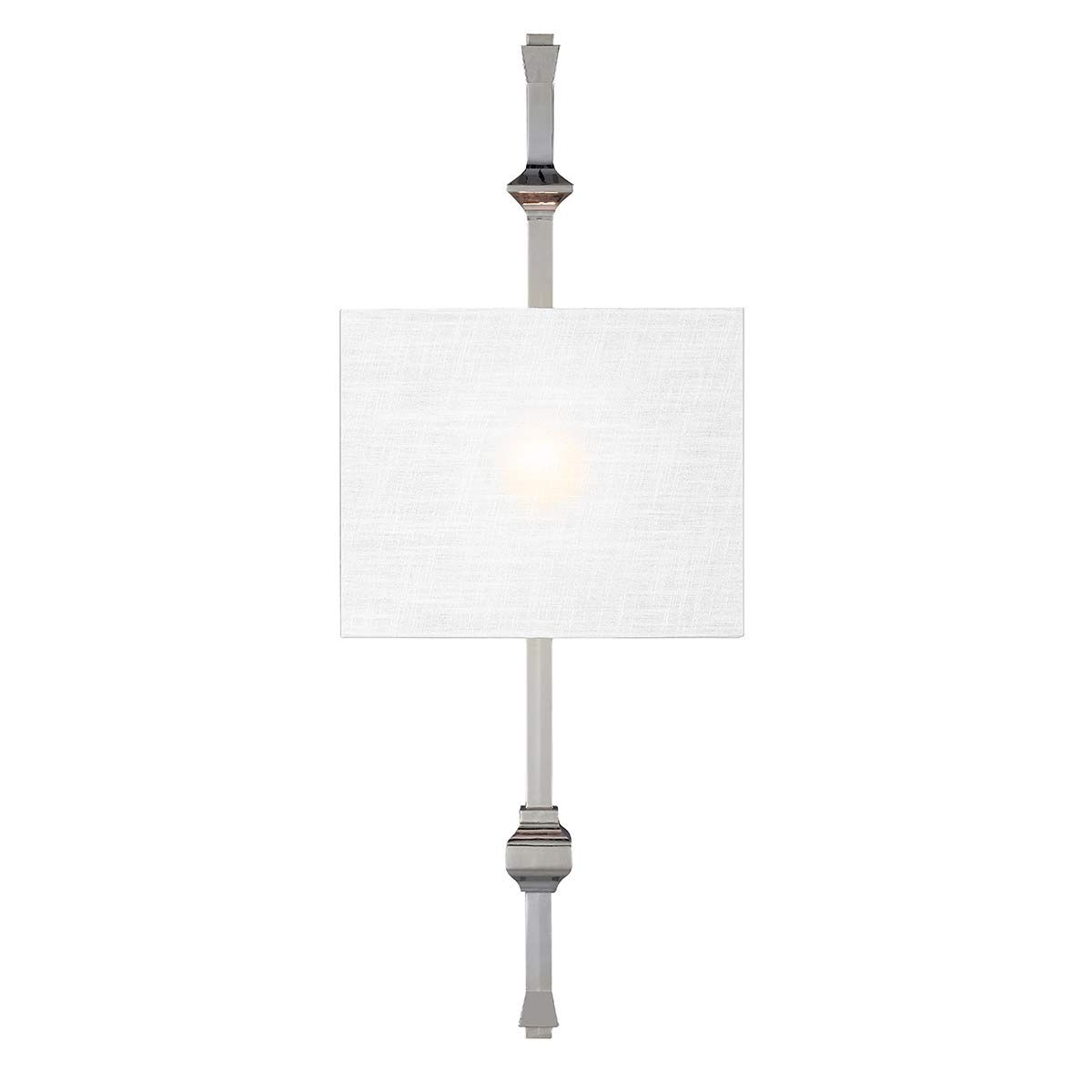 Teva 1 Light Wall Light Polished Nickel - FE-TEVA1-PN