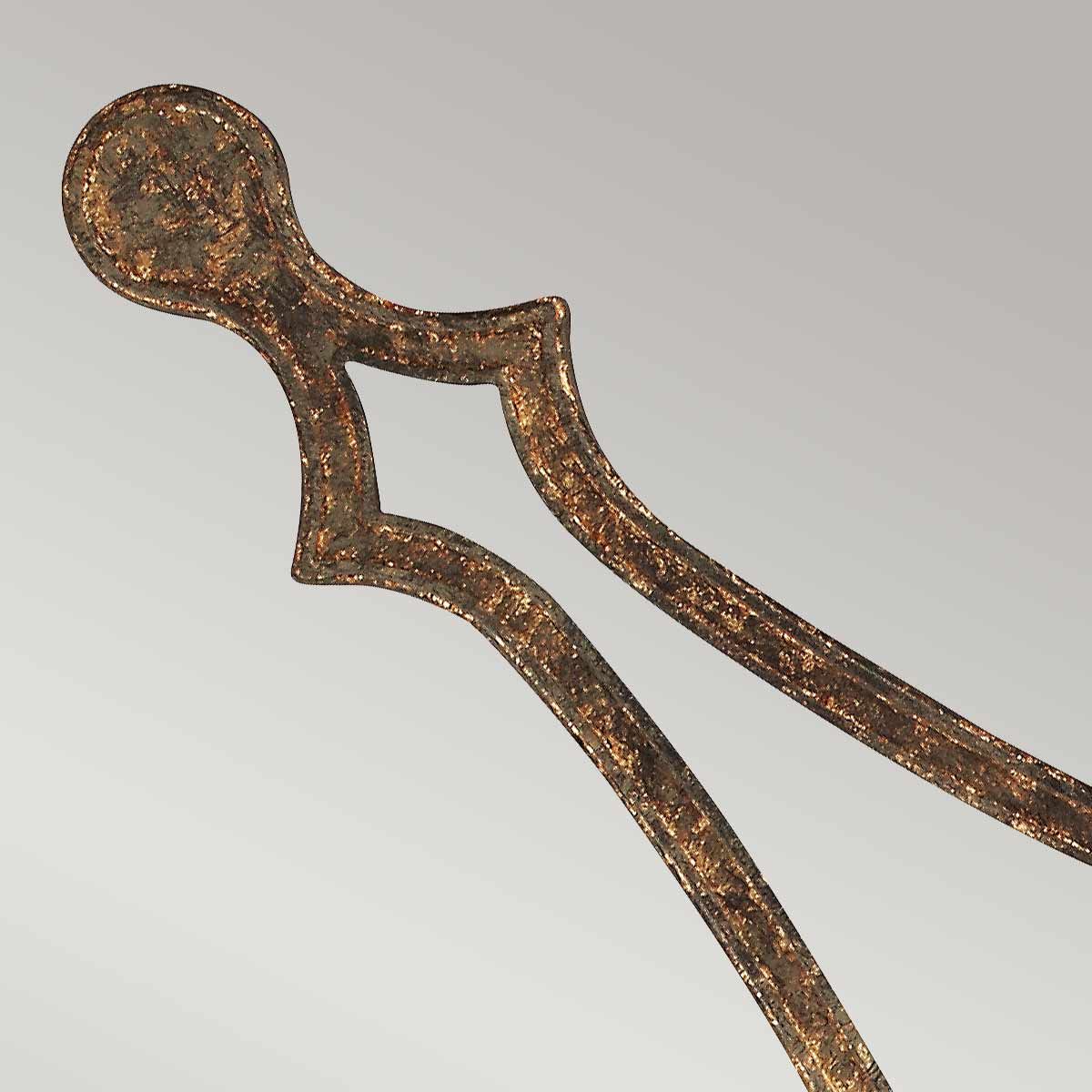 Tilling 1 Light Wall Light Distressed Gold Leaf - FE-TILLING1-DSGL