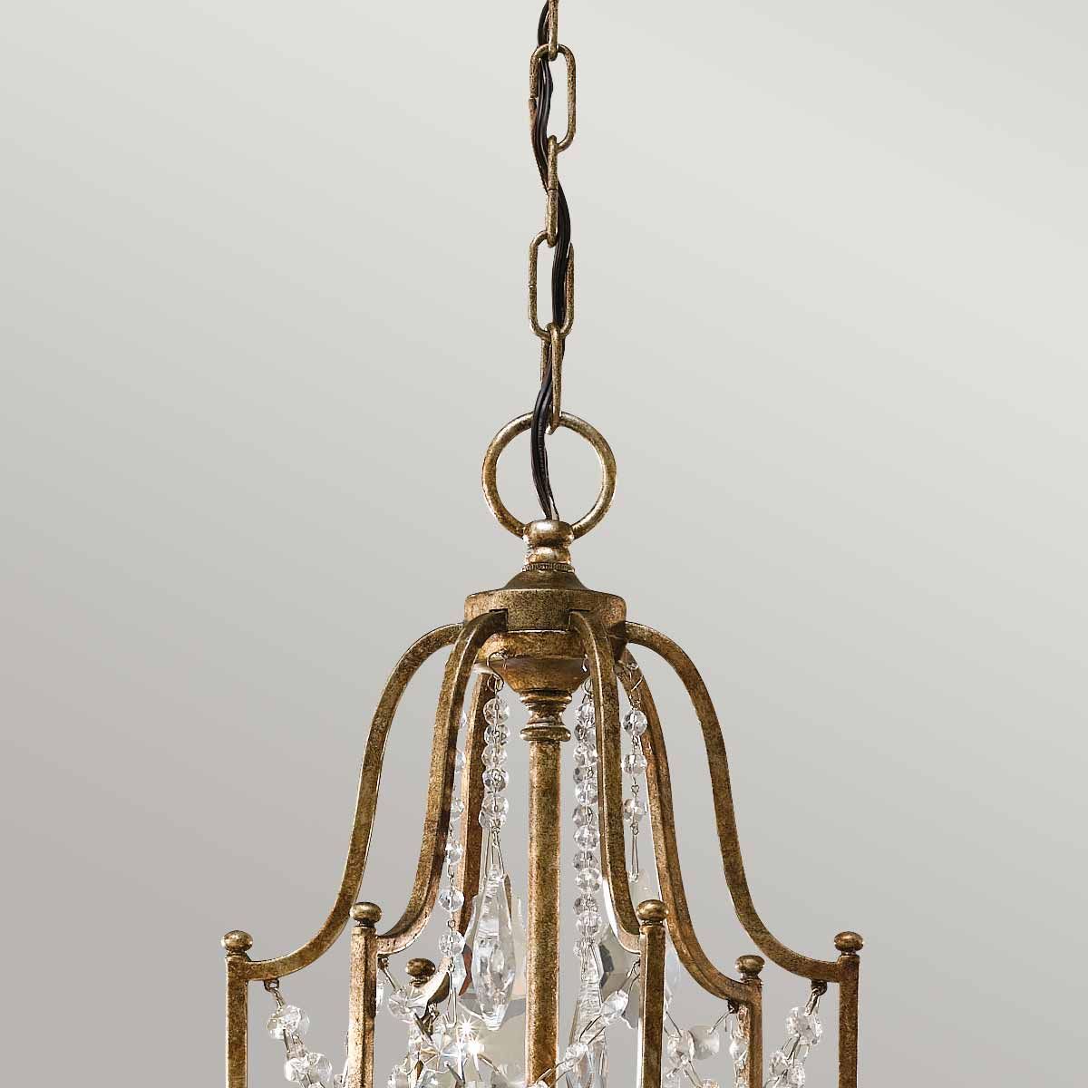 Valentina Steel 6 Light Chandelier Oxidized Bronze - FE-VALENTINA6