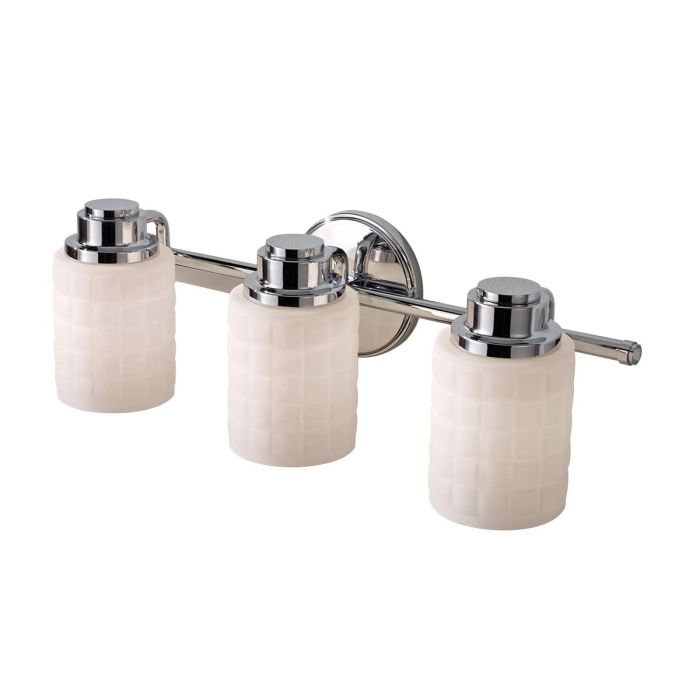 Wadsworth 3 Above Mirror Light Polished Chrome - FE-WADSWORTH3-BATH