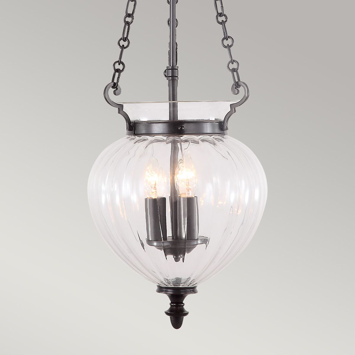 Finsbury Park 3 Light Medium Pendant Old Bronze - FP-P-M-OLD-BRZ