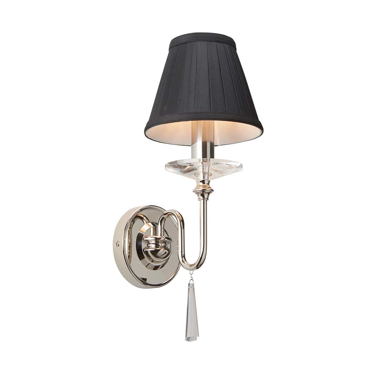Finsbury Park 1 Light Wall Light Polished Nickel - FP1-POL-NICKEL