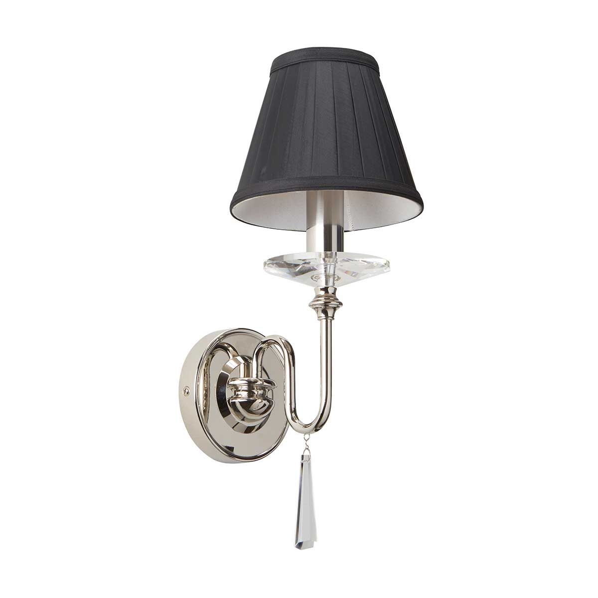 Finsbury Park 1 Light Wall Light Polished Nickel - FP1-POL-NICKEL