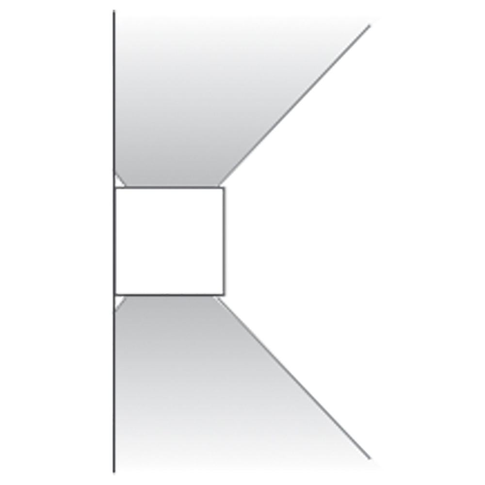 Buy Up / Down Wall Lights Australia Geko 6.0 Up & Down Wall Light Diffuse Optics 16W Aluminium - GK6010