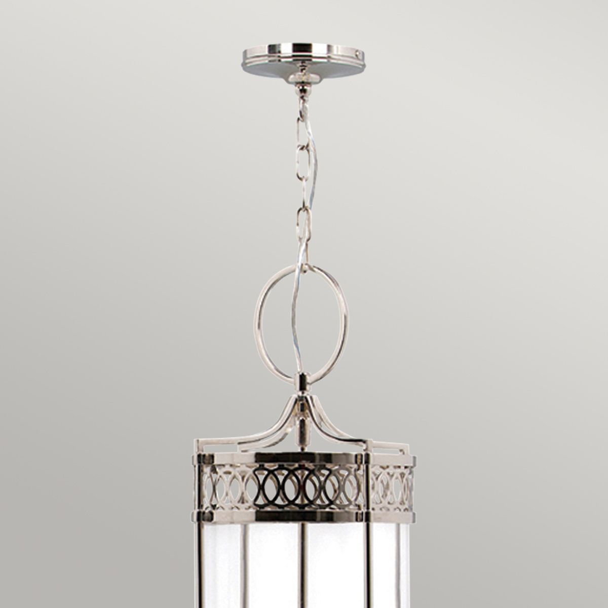 Guildhall 3 Light Pendant Polished Nickel - GH-P-PN