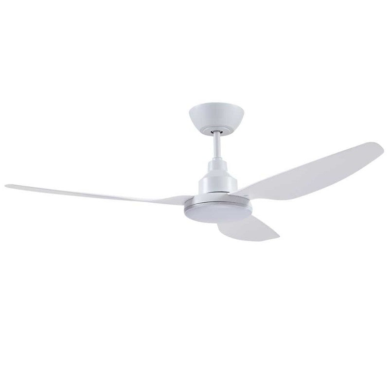 Glacier DC Ceiling Fan 52" White With CCT LED Light And Remote - GLA1303WH-L