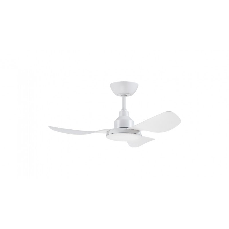 Glacier DC Ceiling Fan 36" White With Remote - GLA903WH
