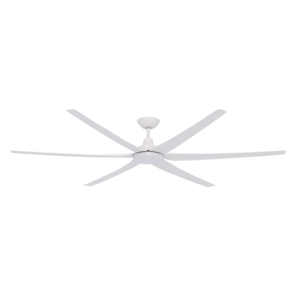 Buy DC Ceiling Fans Australia Glide DC Ceiling Fan 80" White ABS Polymer Blades - 60156