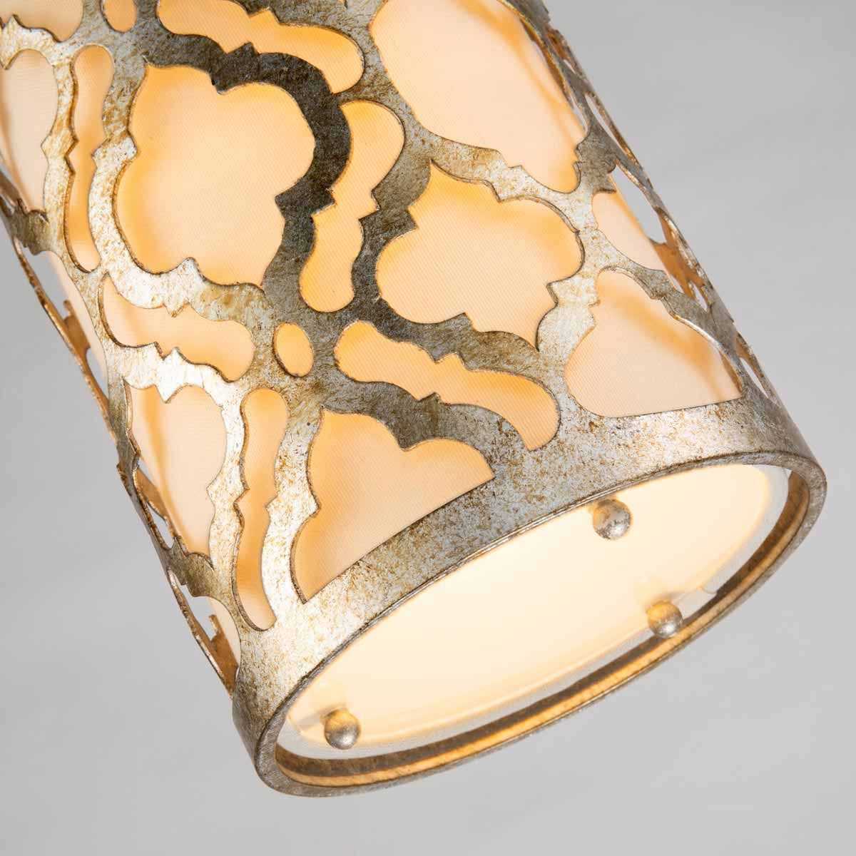 Arabella 1 Light Duo-Mount Pendant Distressed Gold, Ivory Shade - GN-ARABELLA-MP